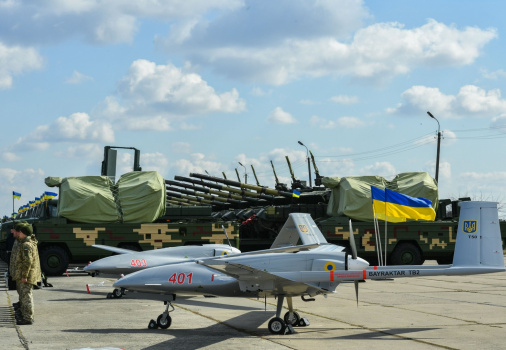 В результате первого применения дрона Bayraktar в Донбассе генштабом ВСУ пострадавших нет